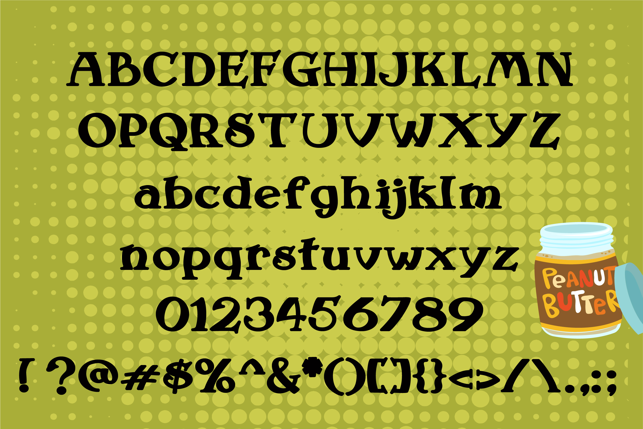 ZP Go Nuts Regular Font插图2