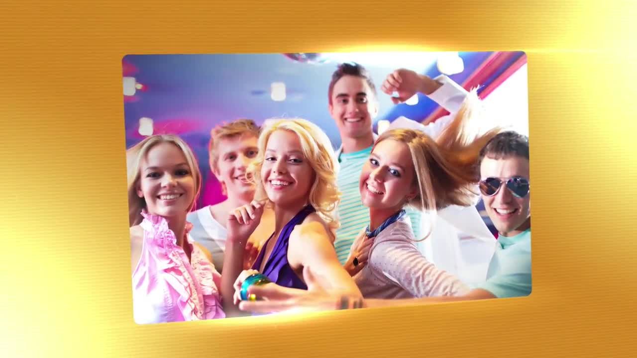 明亮而强大的旋转帧效果文本动画素材库精选AE模板