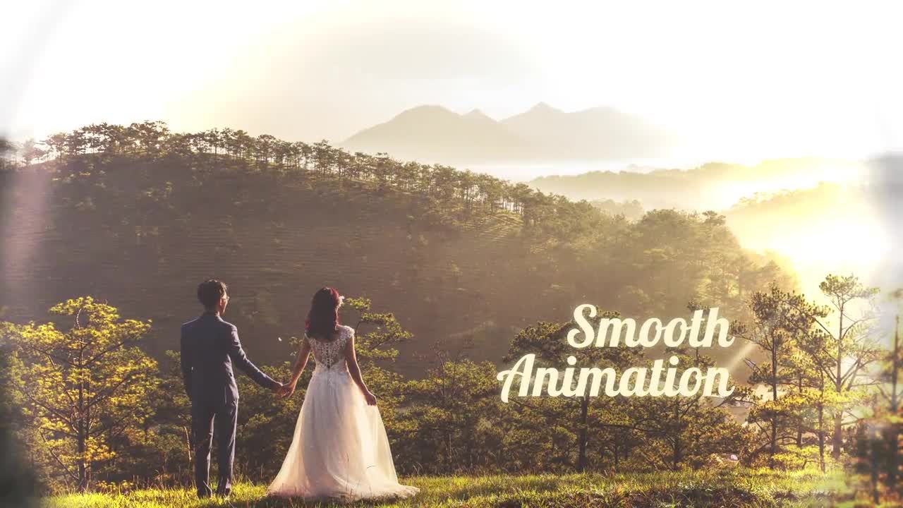 华丽温馨优雅的照片幻灯片素材库精选AE模板