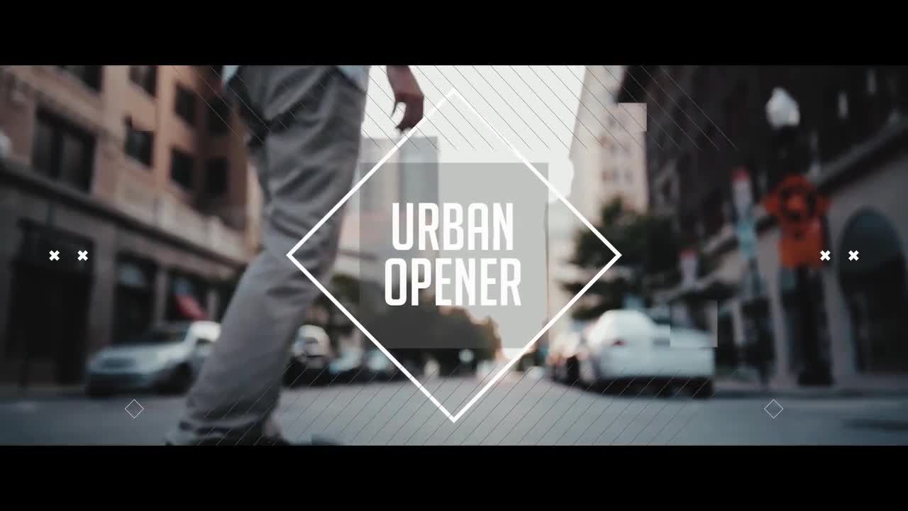 现代时尚流畅城市开场白素材库推荐PR模板