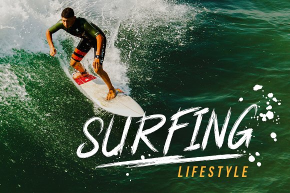 Granite Brush Font插图2