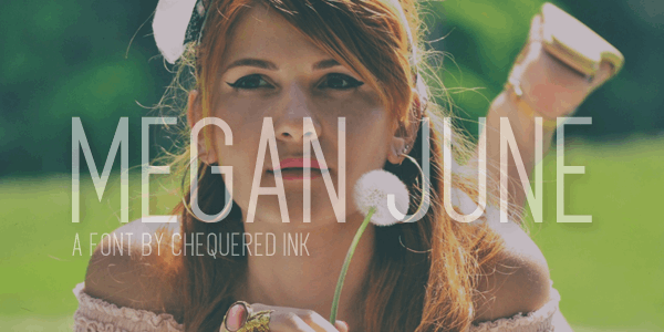 Megan June font插图 Megan June font插图