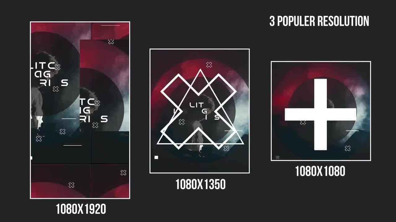 20种快速且充满活力的Instagram故事素材库精选AE模板