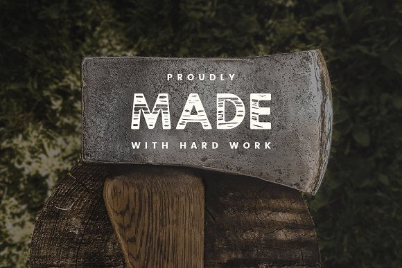 Timber Hitch Font + Nature Designs插图3