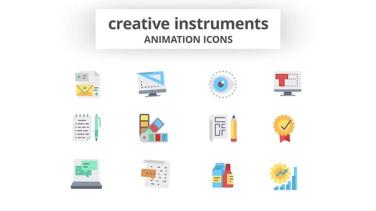 创意简约动态动画ae模板