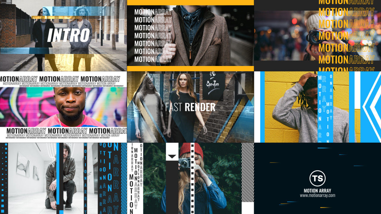 公司形象简介素材库精选AE模板