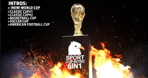 6种运动竞技杯赛视频介绍素材库精选AE模板 Sport Cup Intro