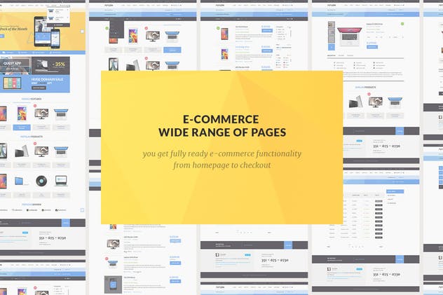 商业＆技术服务网站设计PSD模板素材库精选 Avalon — Business & Technology PSD Template插图(6)