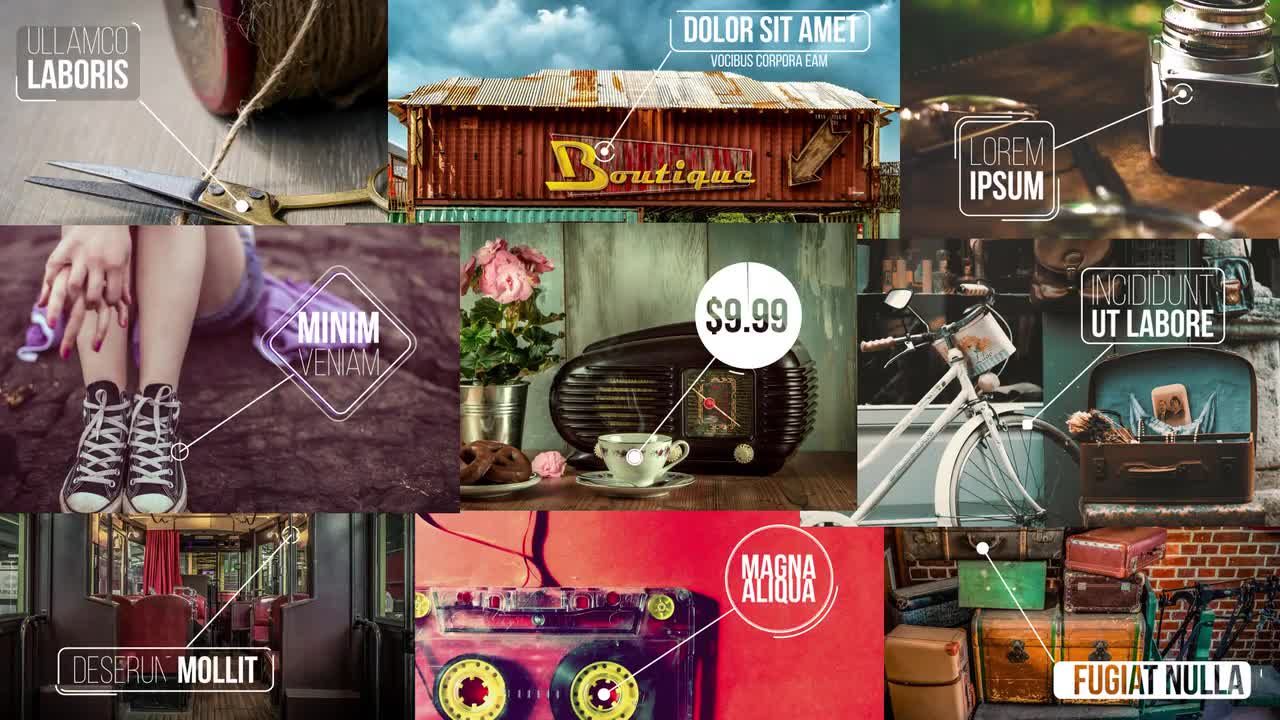 9个干净简洁的标示注释动画素材库精选AE模板