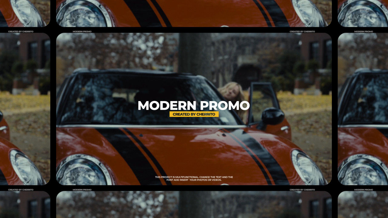 清爽时尚活力的促销宣传素材库精选AE模板