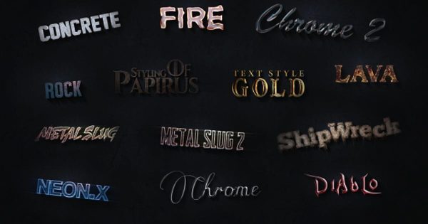 3D动画视频标题设计素材库精选AE模板 3D Text Styles Cinematic Trailer ToolKit