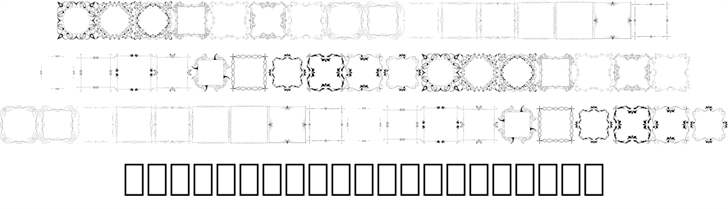 Square Frames font插图7