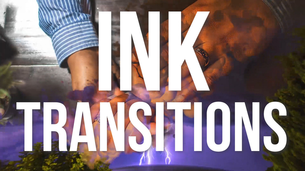 10个墨水过渡转场动画素材库推荐PR模板