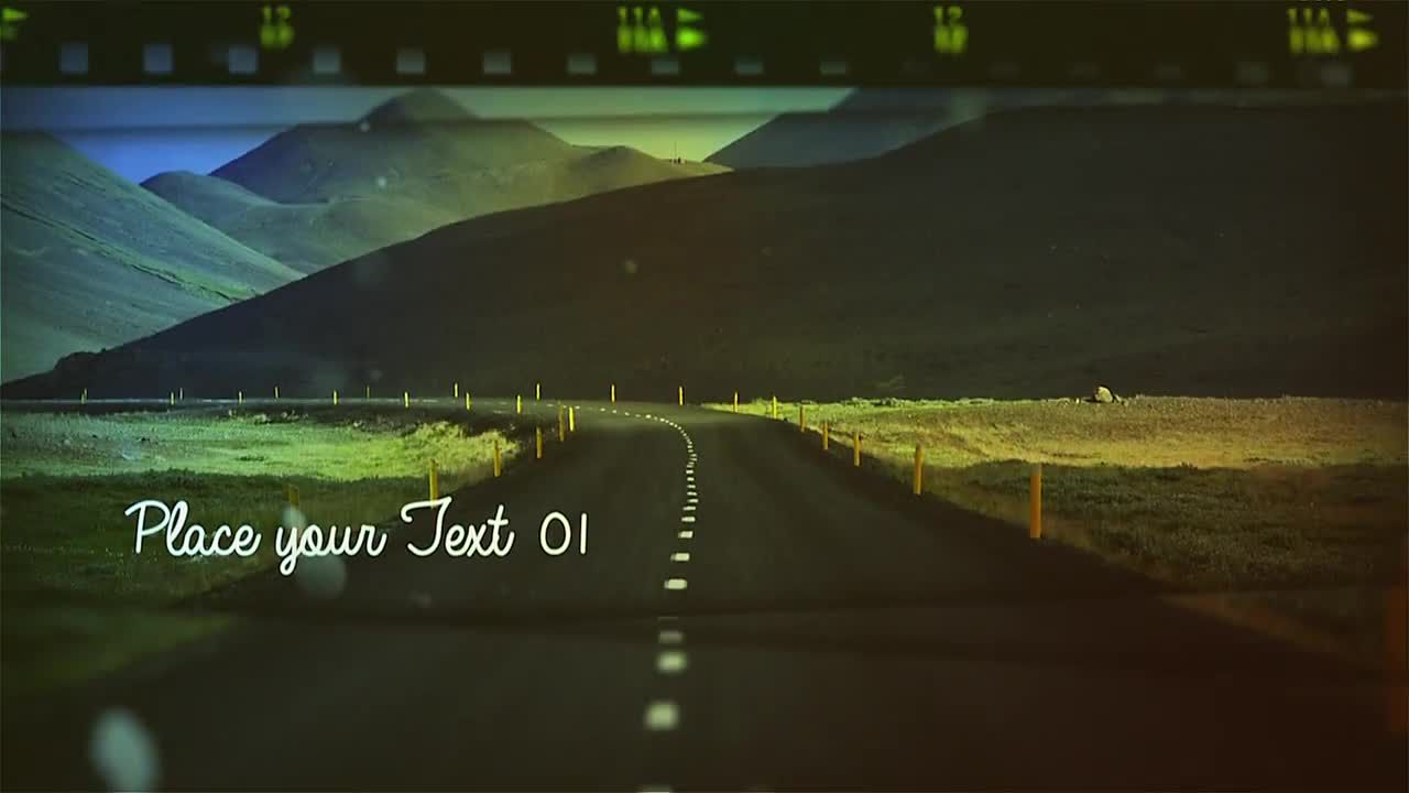 简单美丽的幻灯片素材库精选AE模板