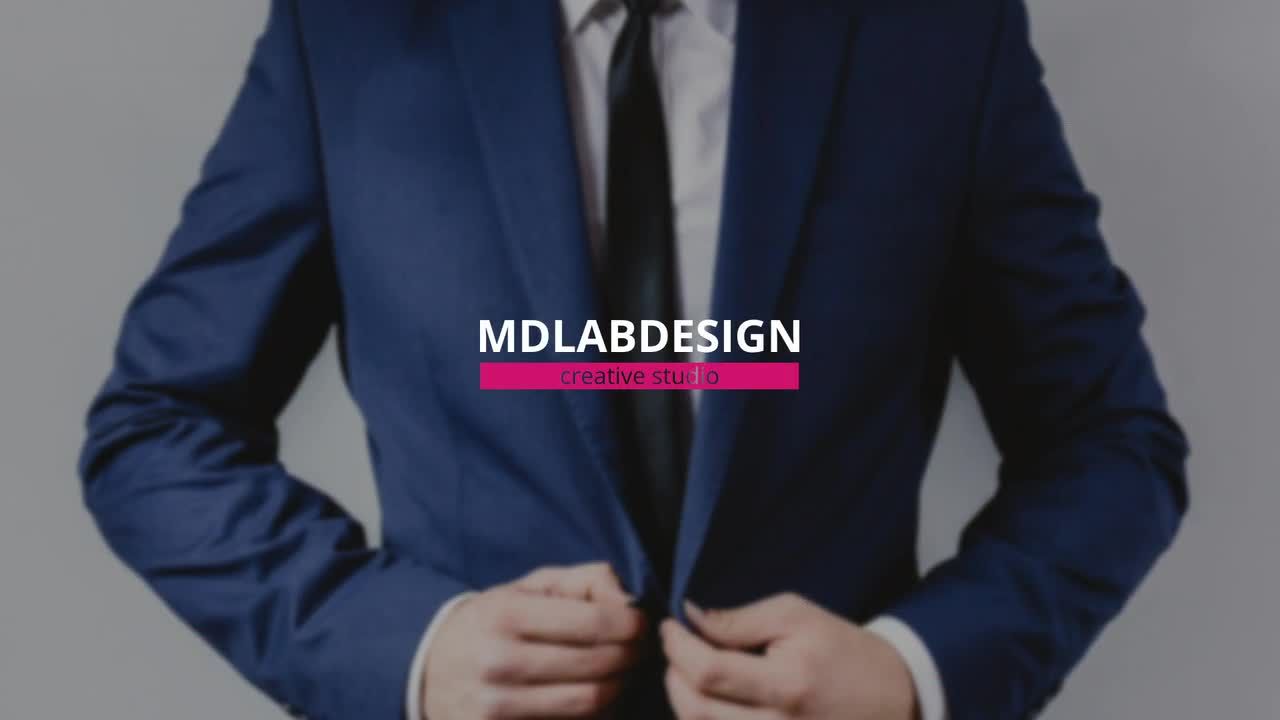 简洁商务风格标题字幕条动画素材库精选AE模板