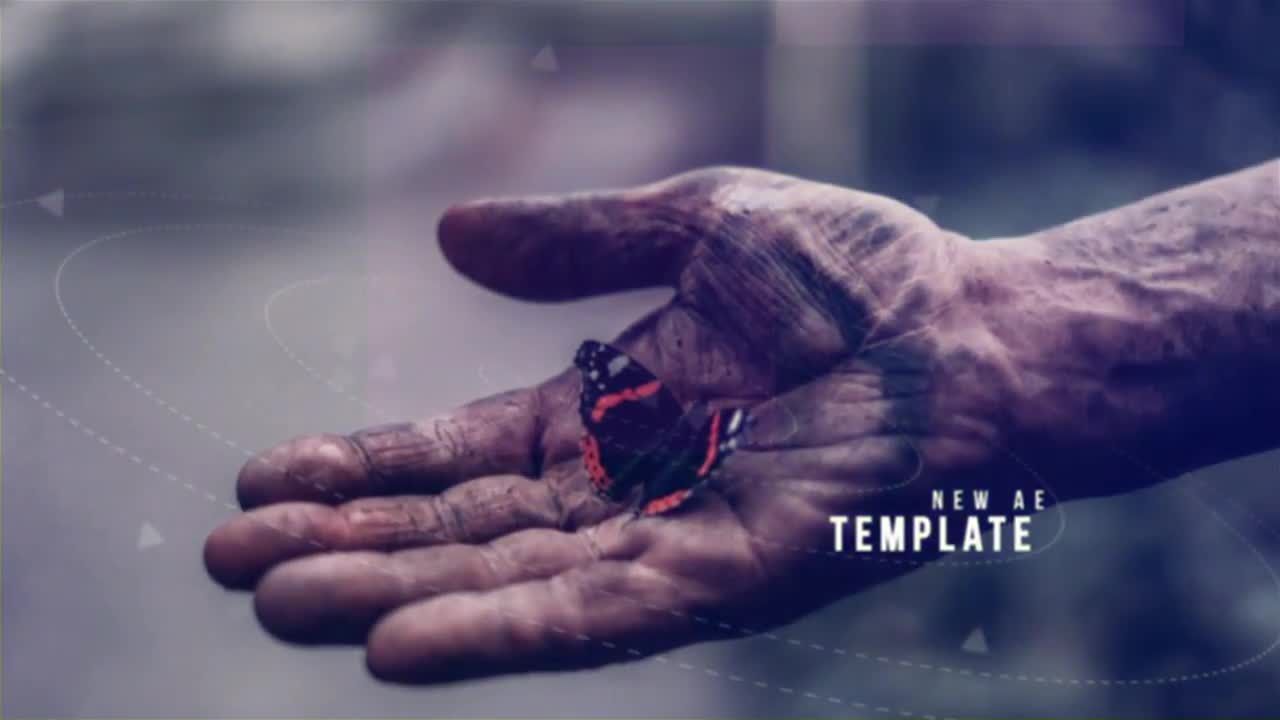 现代时尚多彩的照片幻灯片素材库精选AE模板