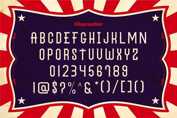 The Circus Show – Display Font插图2