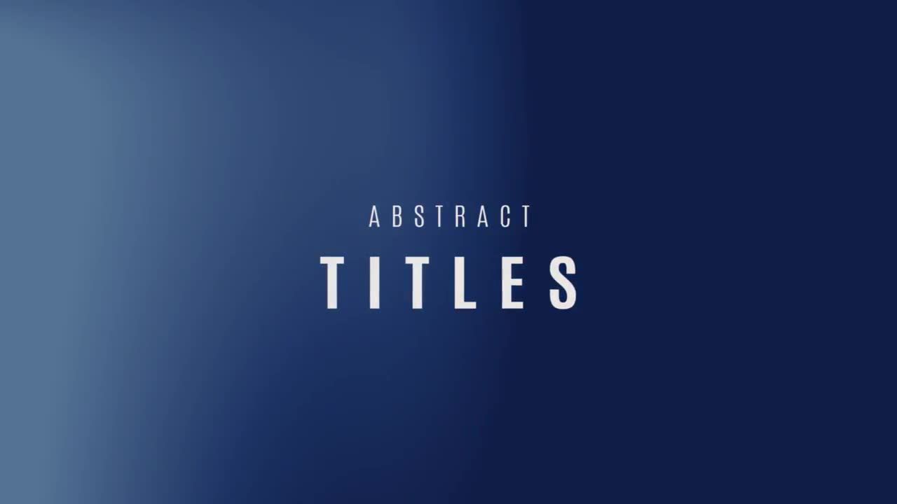 简单的用于影视活动的三星文字标题片头素材库推荐PR模板