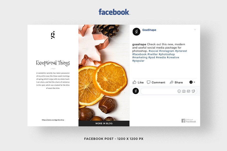 圣诞冬季主题社交媒体贴图模板素材库精选 XMAS Stylish Social Media Pack插图(6)