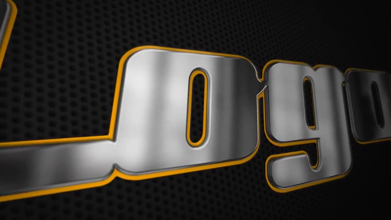 高端动态动画金属徽标素材库精选AE模板