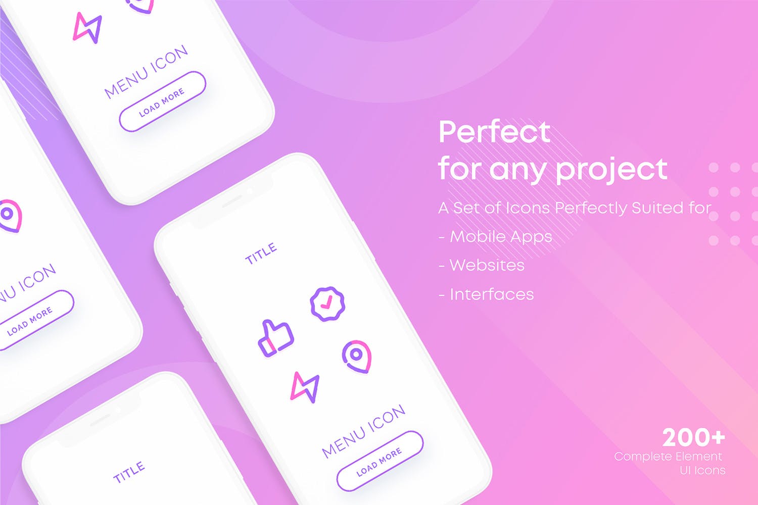 Web网站/APP应用UI设计图标素材包 Complete Web and Mobile UI Icons Pack插图(4)