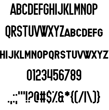 Under the Weather font插图1