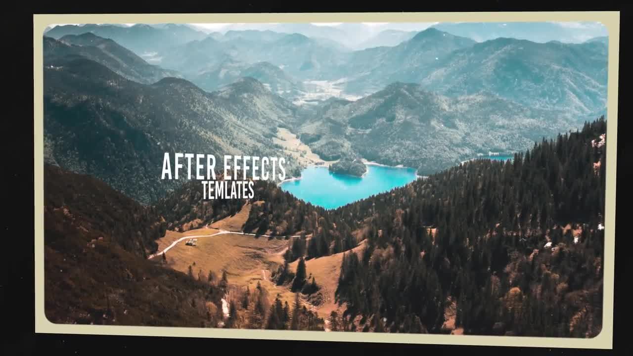 电影视差幻灯片开场白素材库精选AE模板