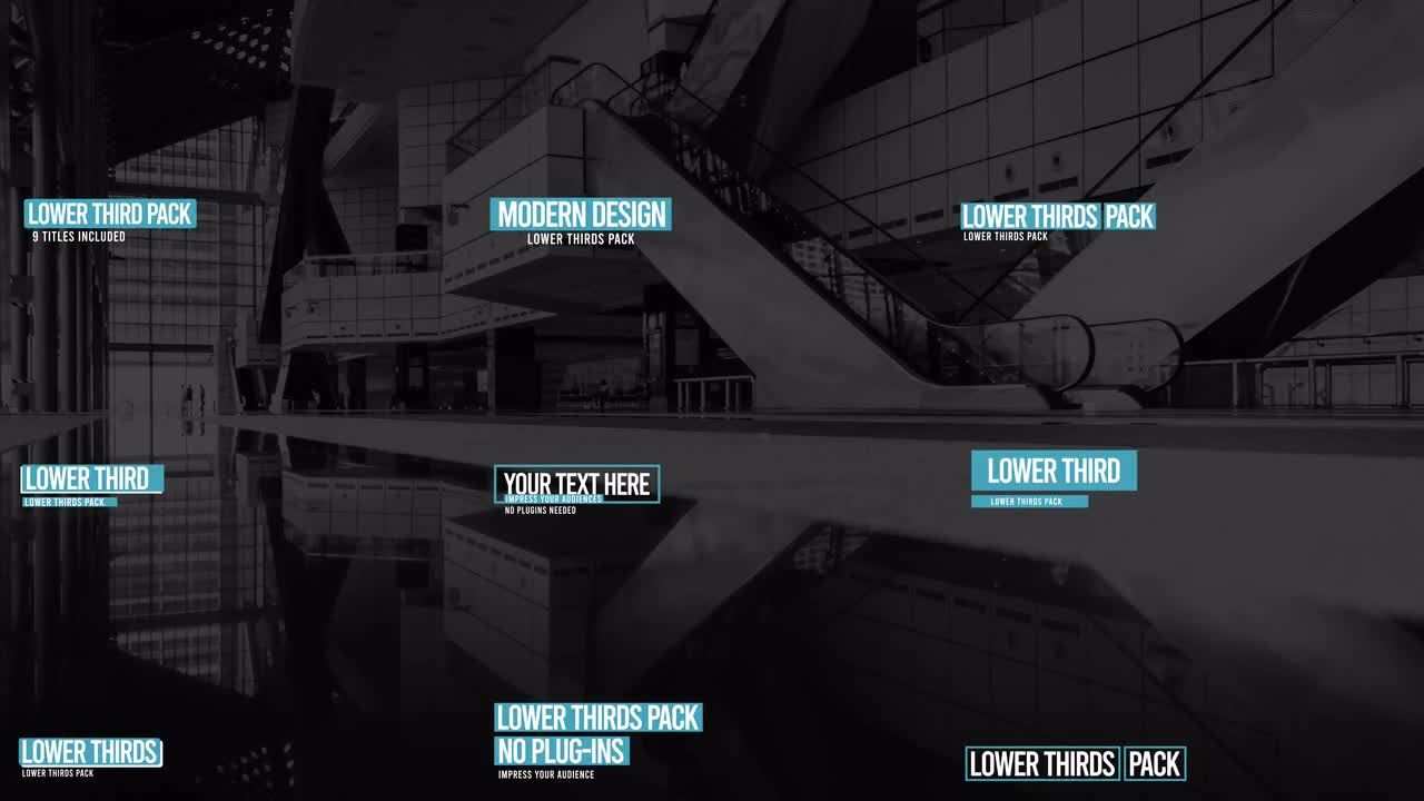 低三分之二软件包素材库精选AE模板