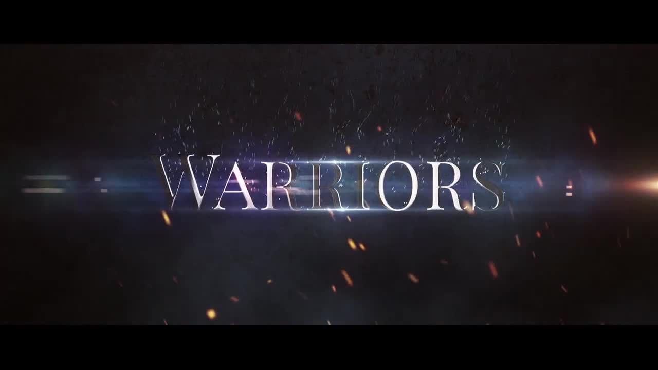 时尚大气的好莱坞电影风格标题动画素材库精选AE模板