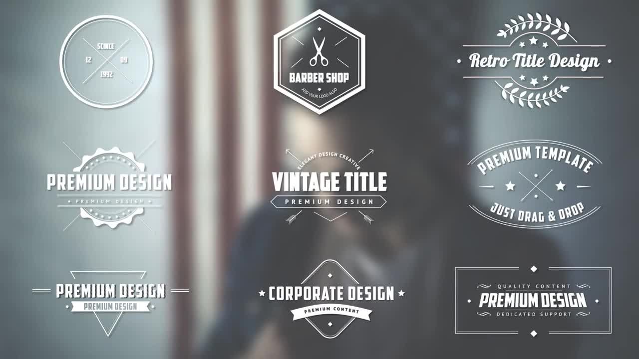 精美的复古标题包素材库精选AE模板