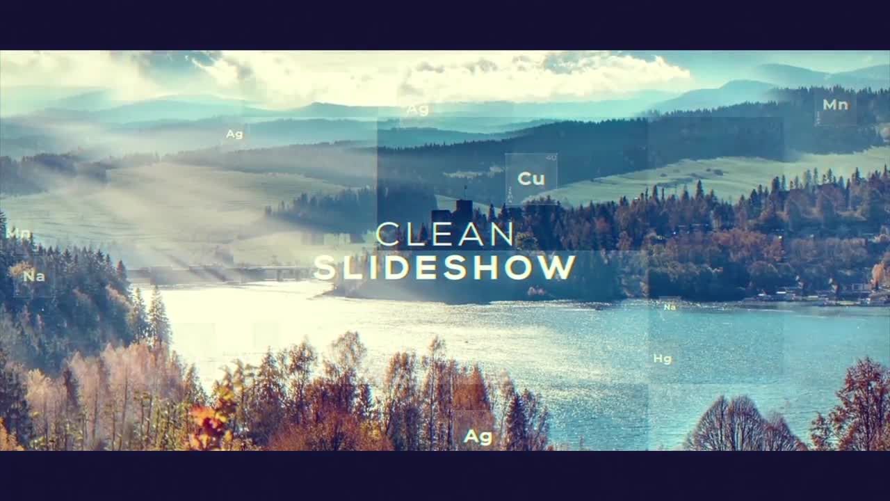 简洁照片幻灯片展示素材库精选AE模板