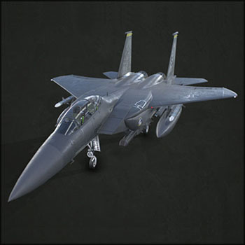F-15E打击鹰式战斗轰炸机素材之家精选3D模型
