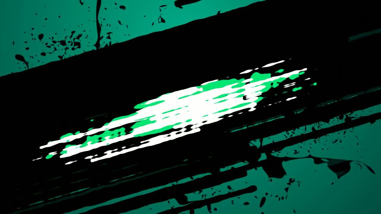 快速炫酷的动感彩色液态Logo动画制作素材库精选AE模板