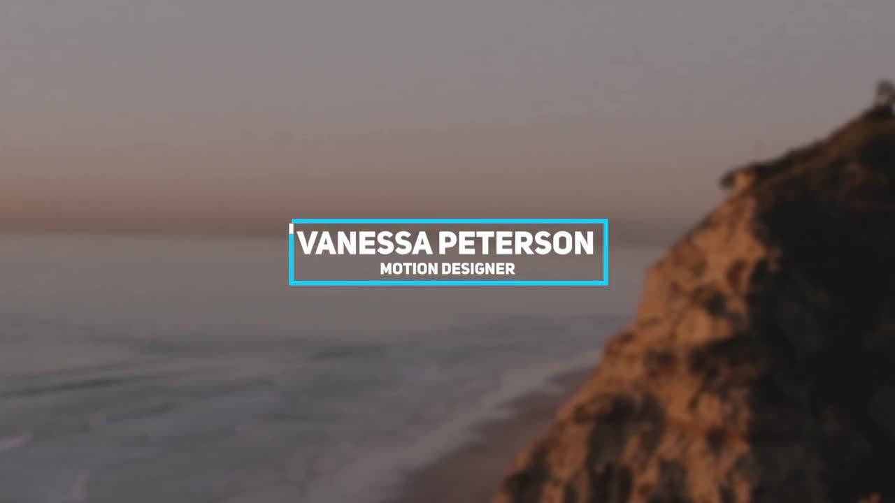 12个现代时尚多彩下三分一标题动画素材库推荐PR模板