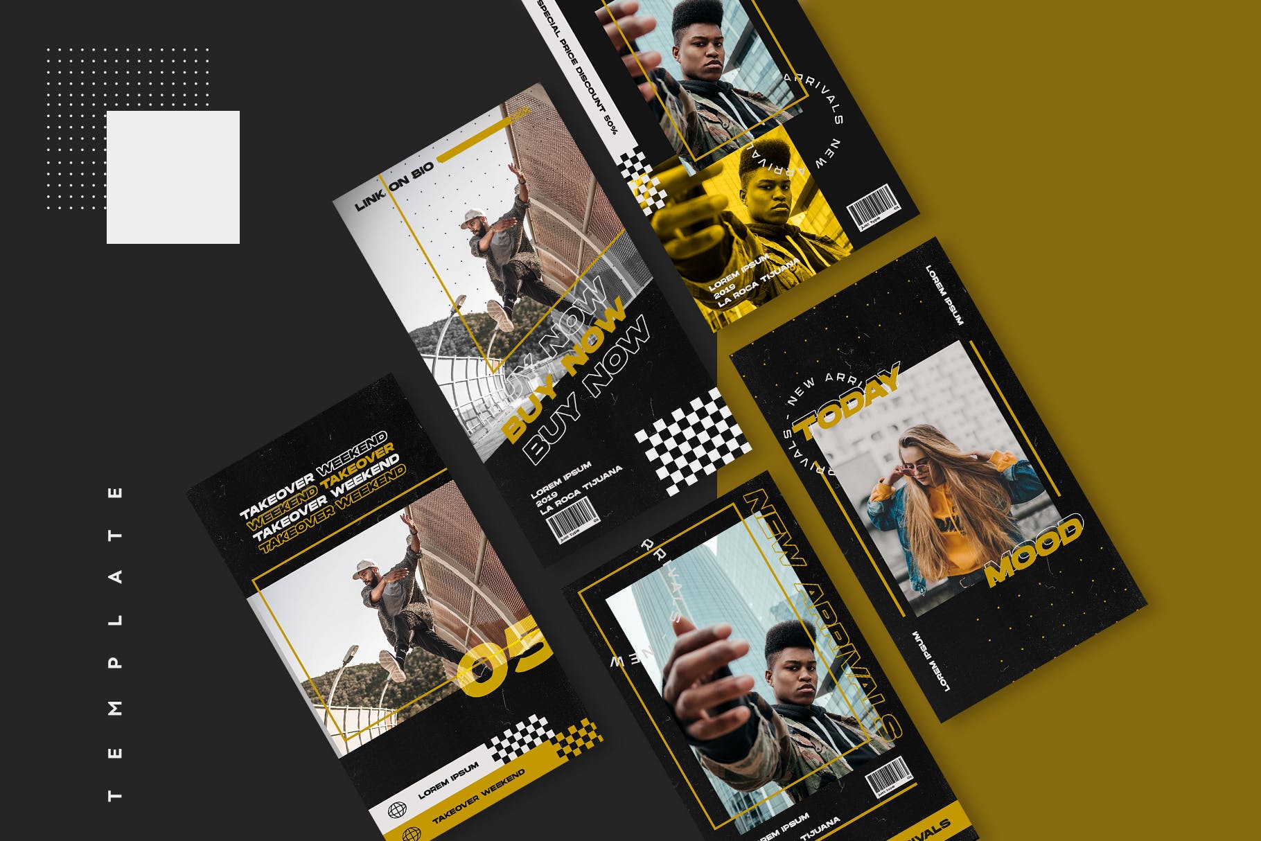 Instagram社交网站品牌故事推广设计模板素材库精选 Instagram Story Template插图(3)