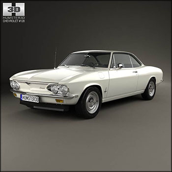 雪佛兰汽车Chevrolet Corvair 1965 素材之家精选3D模型