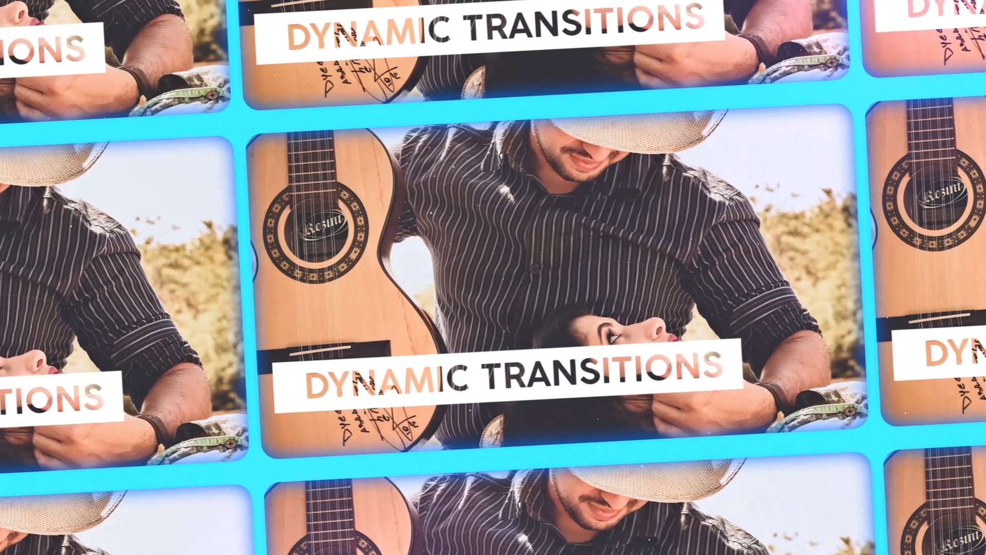 动态幻灯片展示精美照片素材库精选AE模板