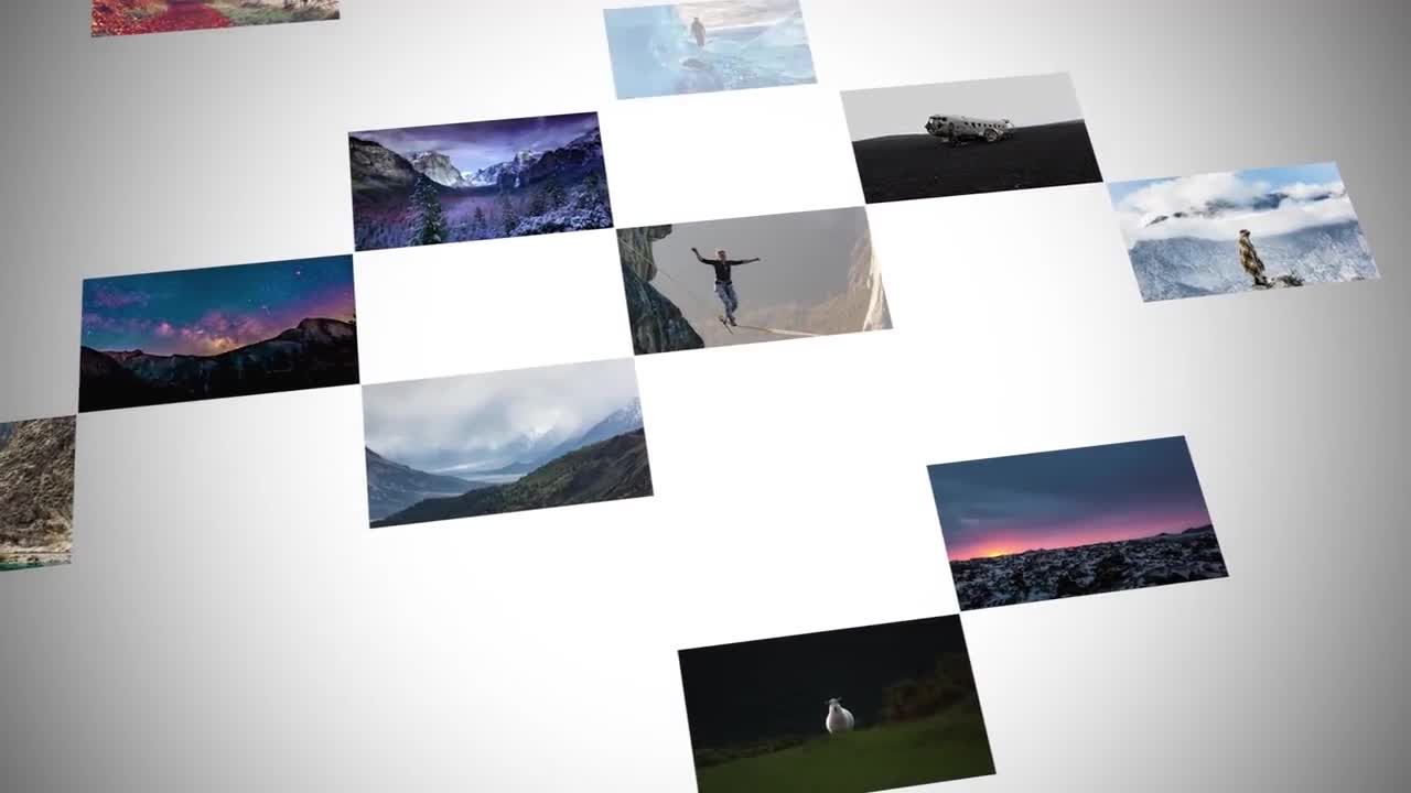 动画媒体徽标素材库精选pr模板