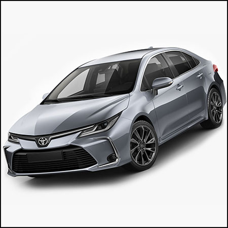 Toyota Corolla Sedan EU 2019丰田卡罗拉轿车素材之家精选3D模型