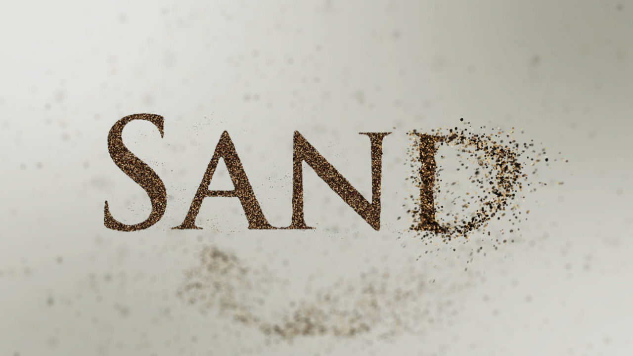 沙尘粒子汇聚特效logo展示素材库精选AE模板