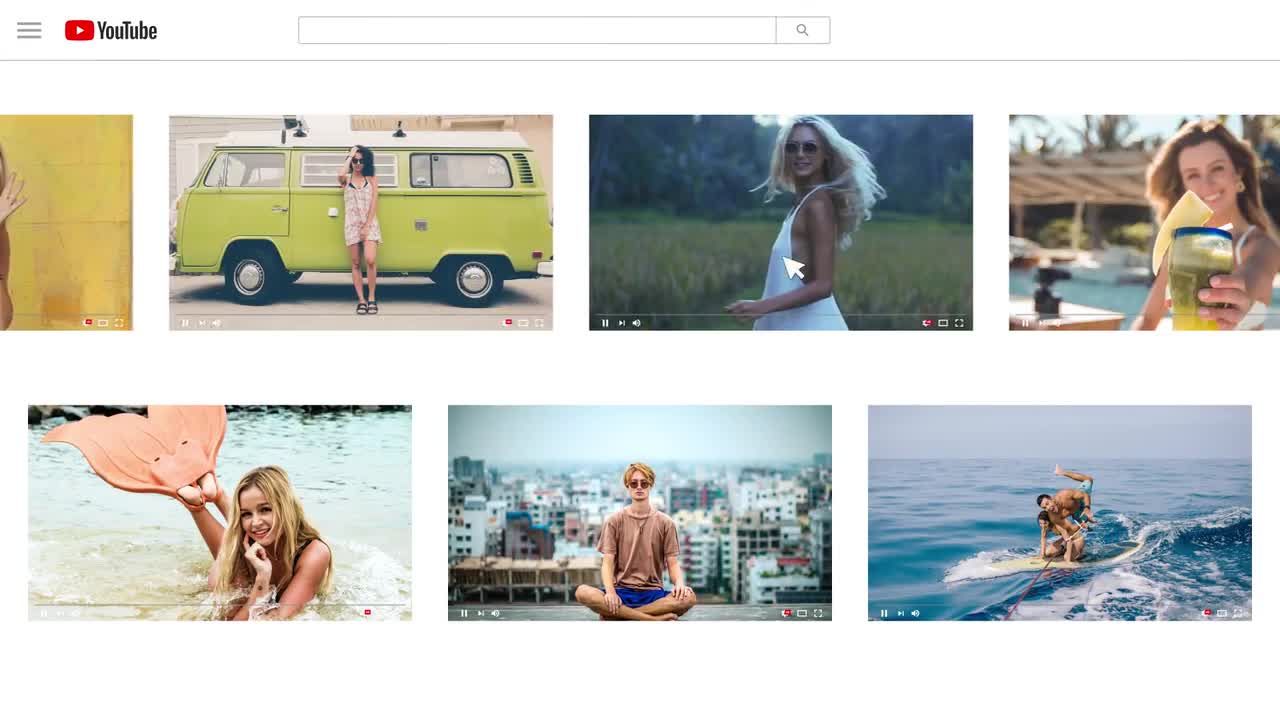 现代时尚的YouTube宣传片素材库精选AE模板