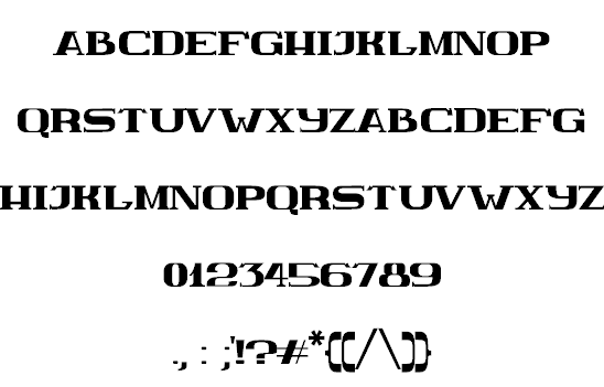 Lost Vietnam font插图9 Lost Vietnam font插图9