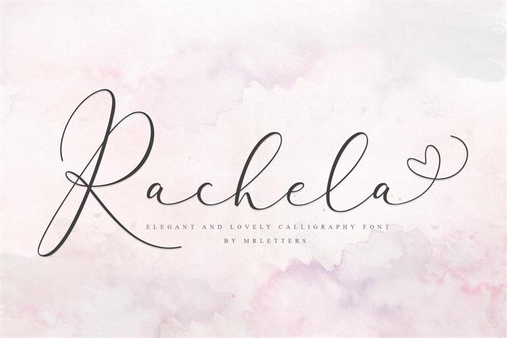 Rachela Bold font插图 Rachela Bold font插图