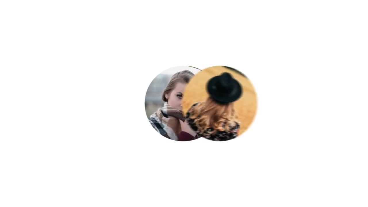 时尚现代的圆形徽标素材库精选AE模板