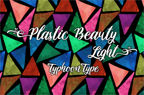 Plastic Beauty Light font素材之家精选英文字体