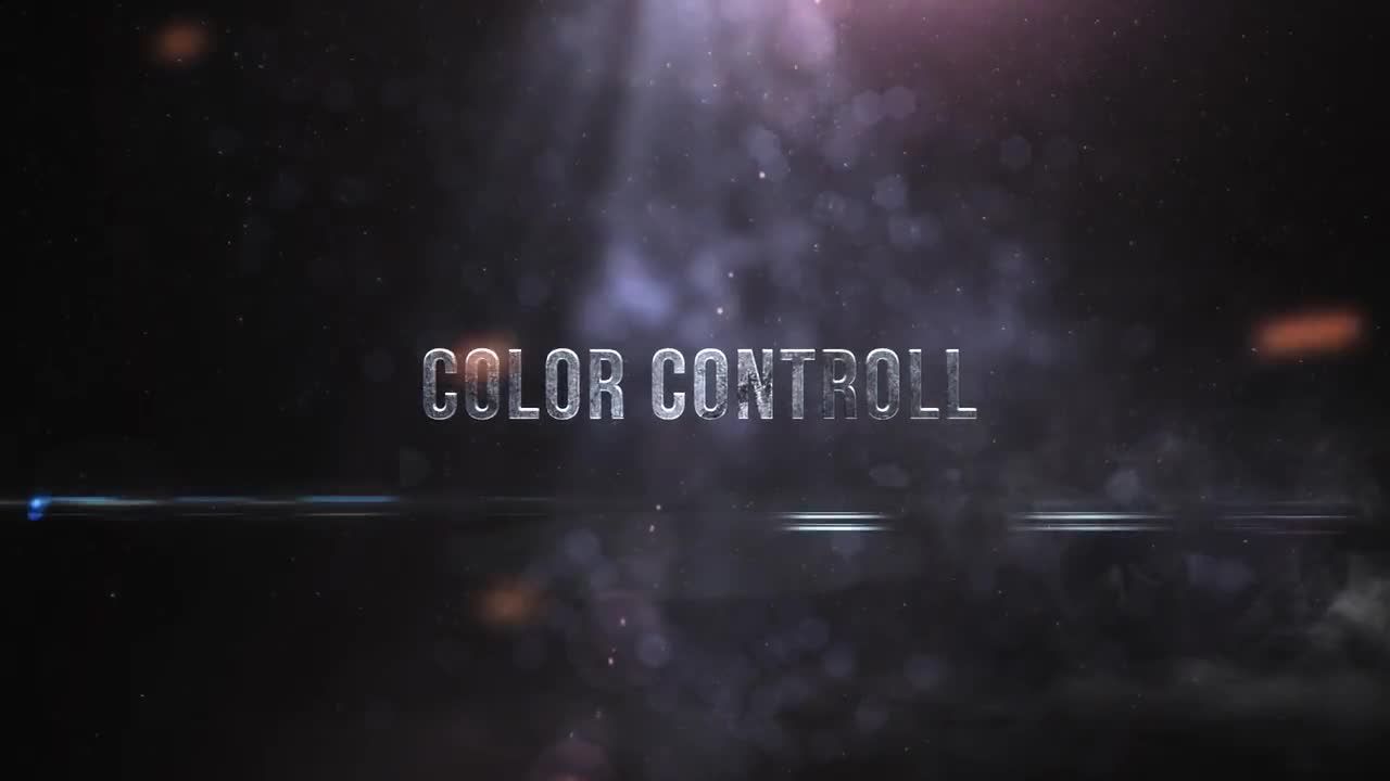 流动粒子闪烁镜头光晕标题素材库精选AE模板