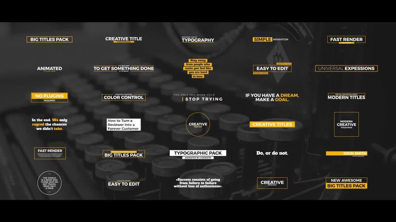 30个下三分之一广告全屏标题素材库精选AE模板