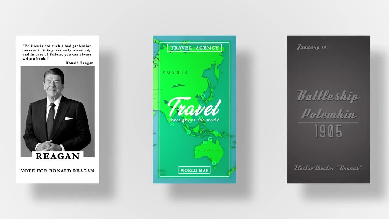 灵活明亮创意的Instagram故事素材库精选AE模板