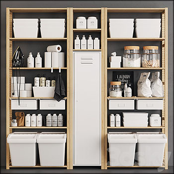 宜家货架储物架素材之家精选3D模型