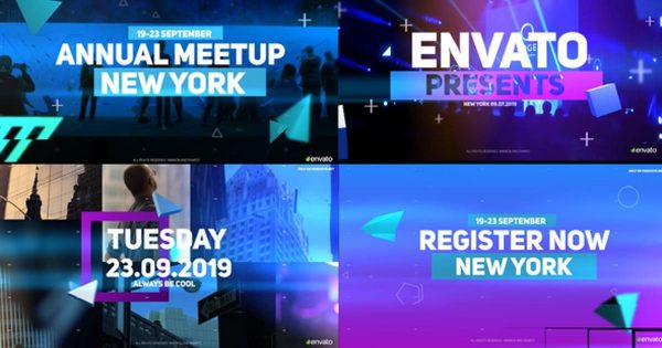 热门事件活动开场视频素材库精选AE模板 Event Opener